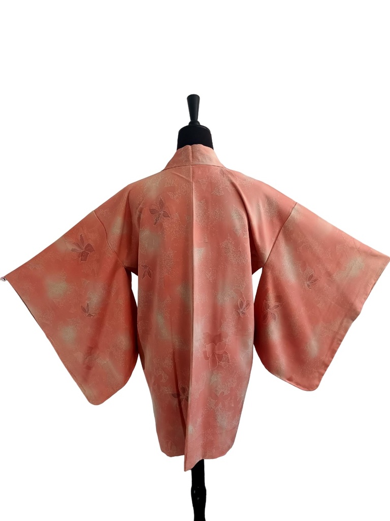 Haori en tono rosa palo