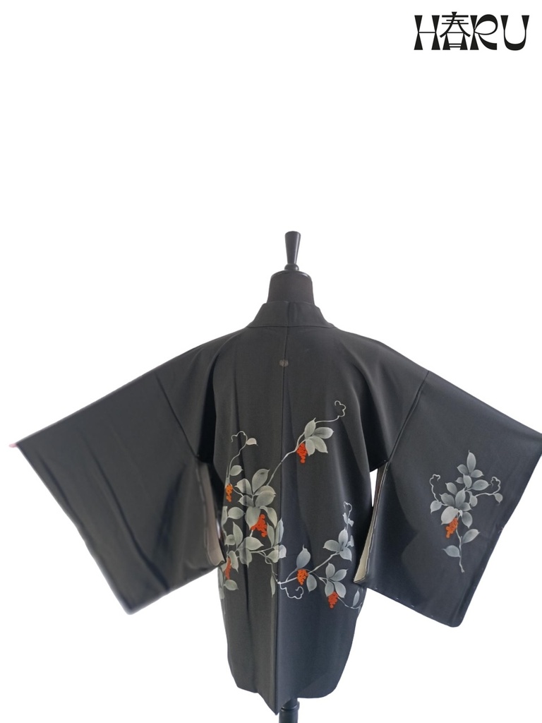 Haori con detalle floral